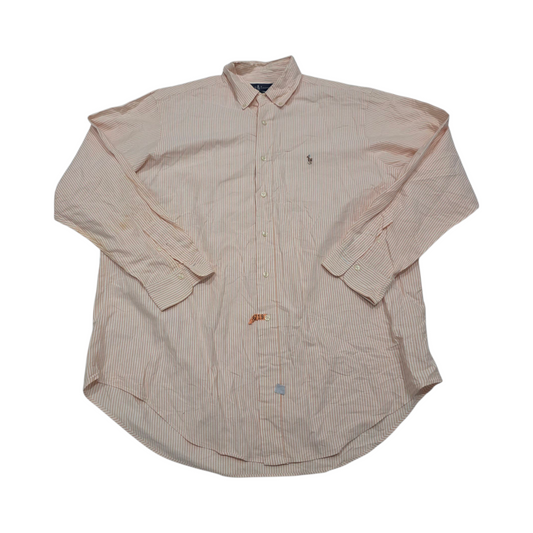 Camisa Ralph Lauren Xgrande Xl 17 Naranja Pony Colores