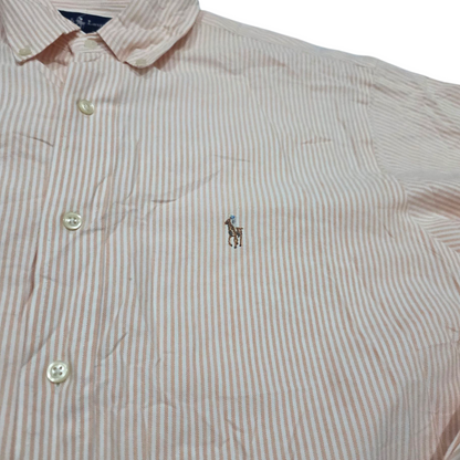 Camisa Ralph Lauren Xgrande Xl 17 Naranja Pony Colores
