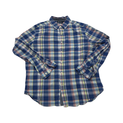 Camisa Nautica Xgrande Xl Cuadro Azul Colores