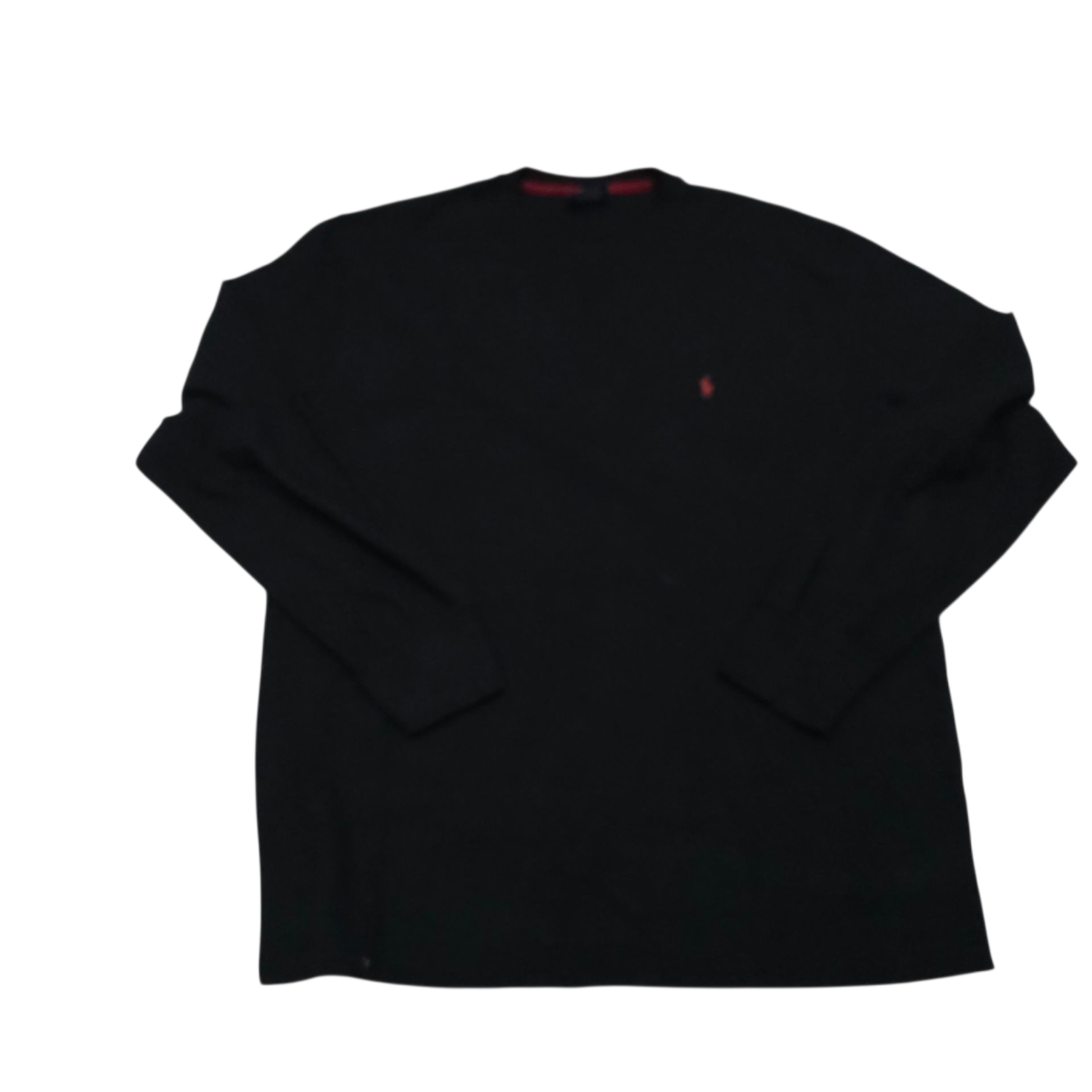 Playera Ralph Lauren Xgrande Xl Negra Pony Rojo