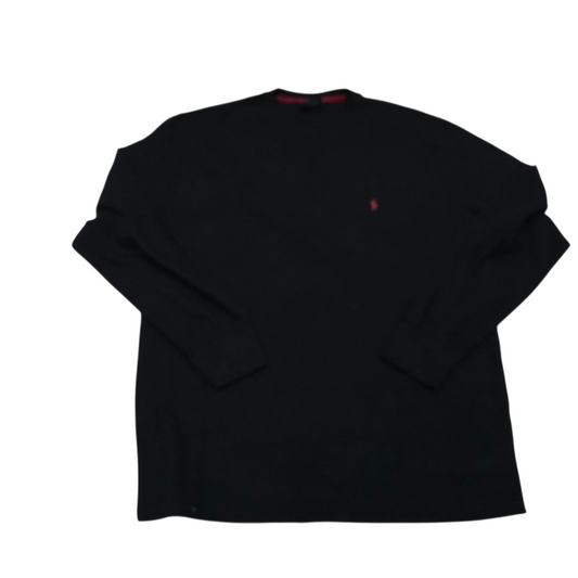 Playera Ralph Lauren Xgrande Xl Negra Pony Rojo