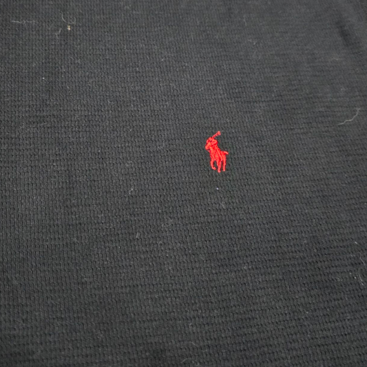 Playera Ralph Lauren Xgrande Xl Negra Pony Rojo