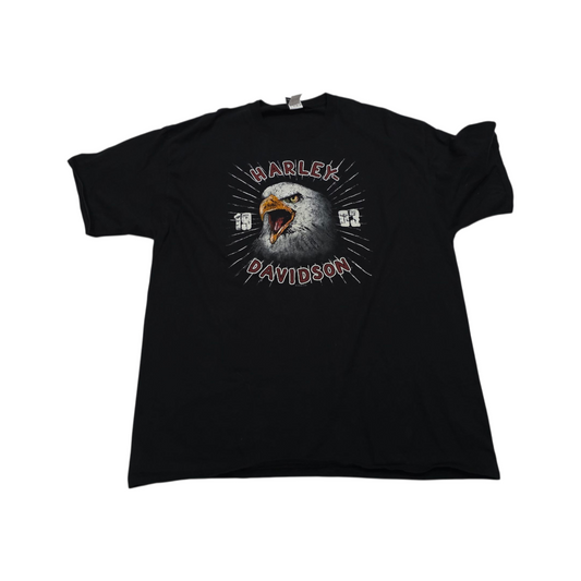 Playera Harley Davidson 2xl Negra Aguila