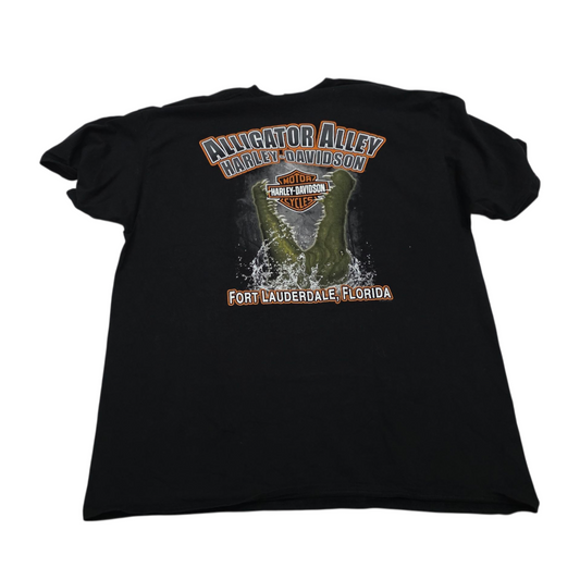 Playera Harley Davidson 2xl Negra Aguila