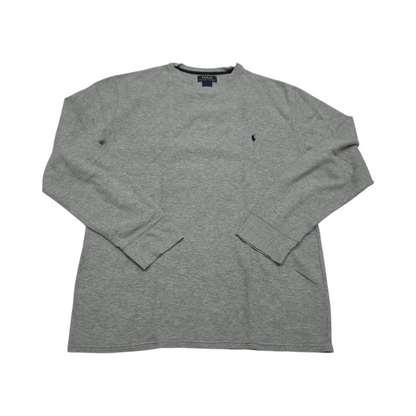 Playera Ralph Lauren 2xl Gris Pony Negro