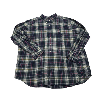 Camisa Ralph Lauren 3xbig Cuadro Verde Morado