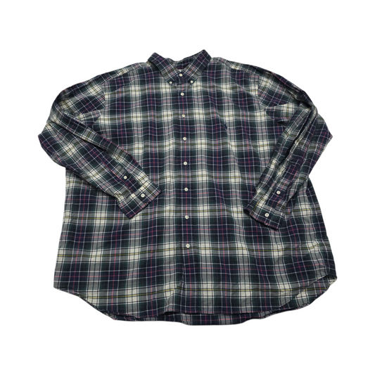 Camisa Ralph Lauren 3xbig Cuadro Verde Morado