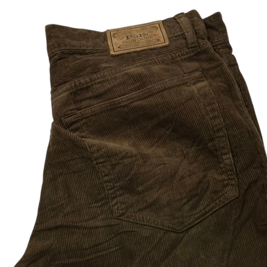 Pantalon Ralph Lauren 33x30 Recto Cafe Pana