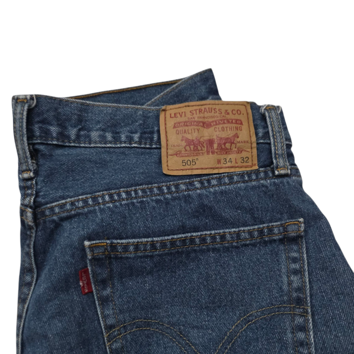 Pantalon Levis 505 34x32 Recto Azul