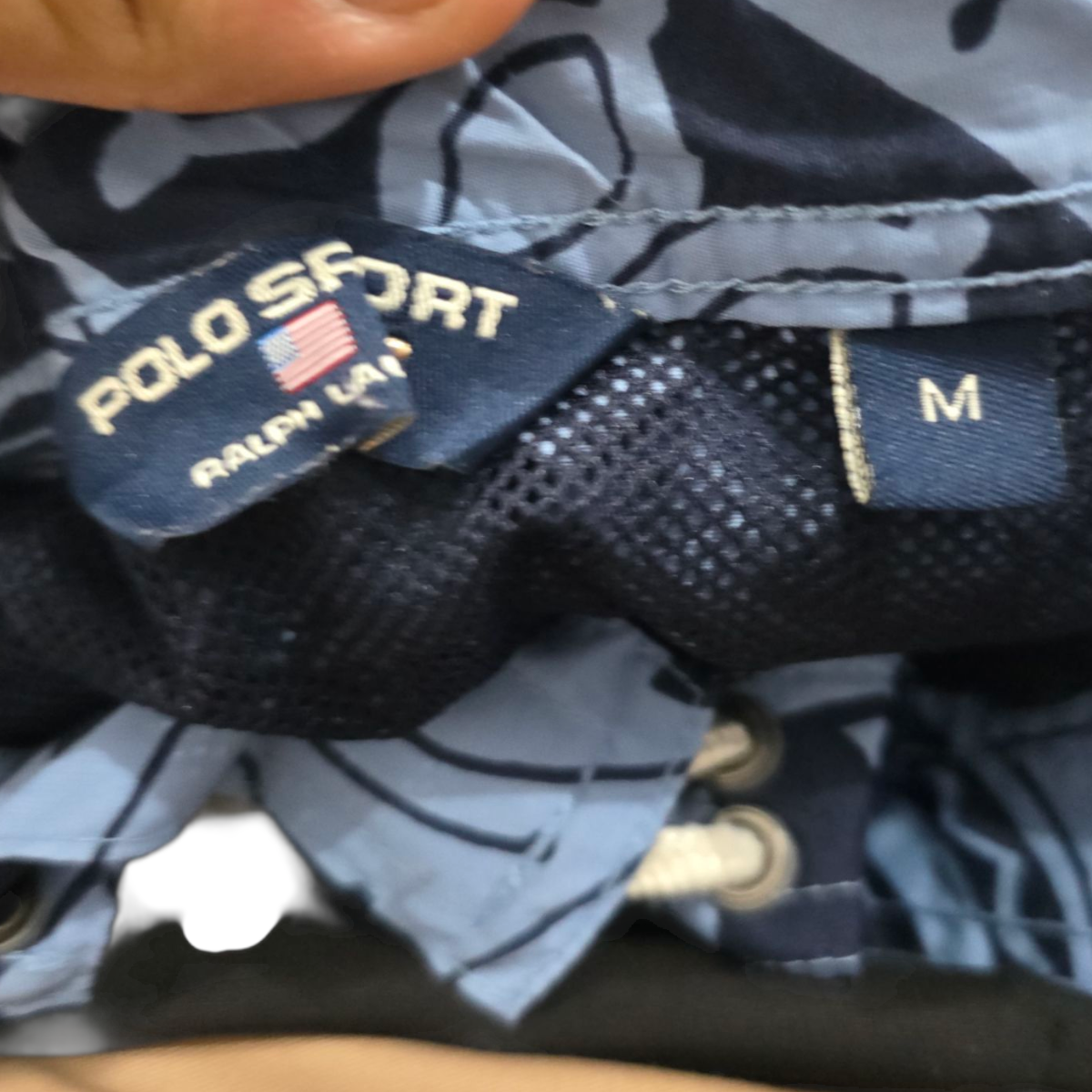 Bermuda Ralph Lauren Sport Mediana M Azul Figuras