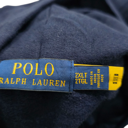 Sudadera Ralph Lauren 2xl Tall Azul Pony Rojo