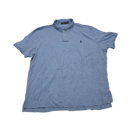 Playera Polo Ralph Lauren Xgrande Azul Claro Pony Azul