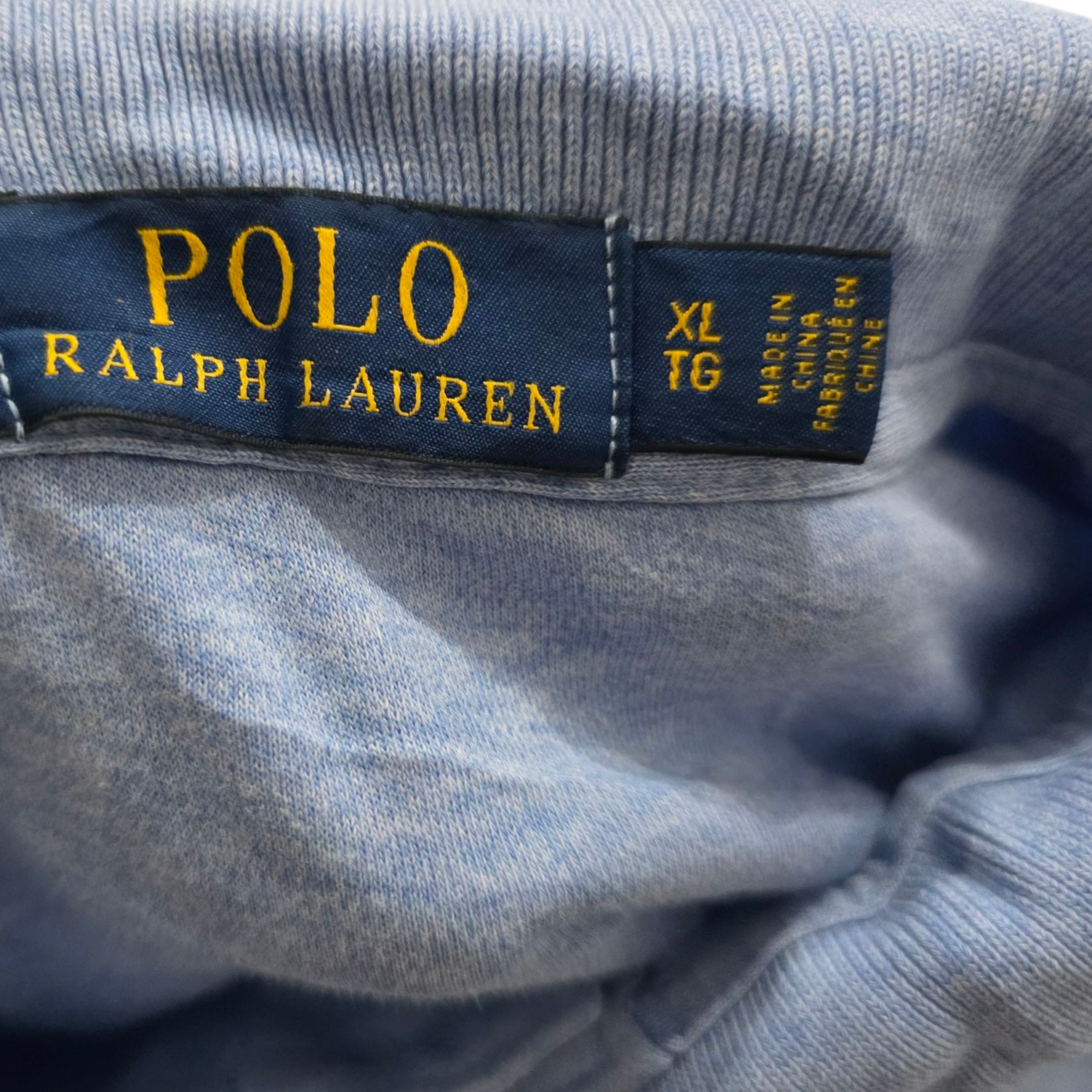 Playera Polo Ralph Lauren Xgrande Azul Claro Pony Azul