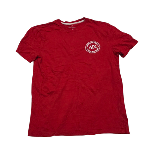 Playera Armani Exchange Chico S Regular Rojo