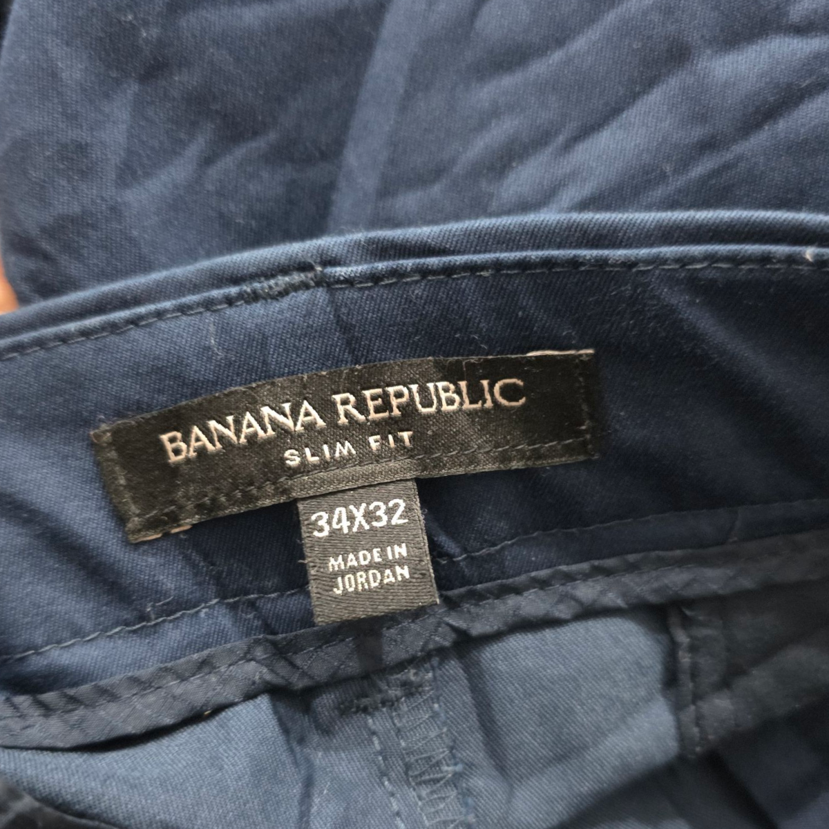 Pantalon Banana Republic 34x32 Slimfit Azul