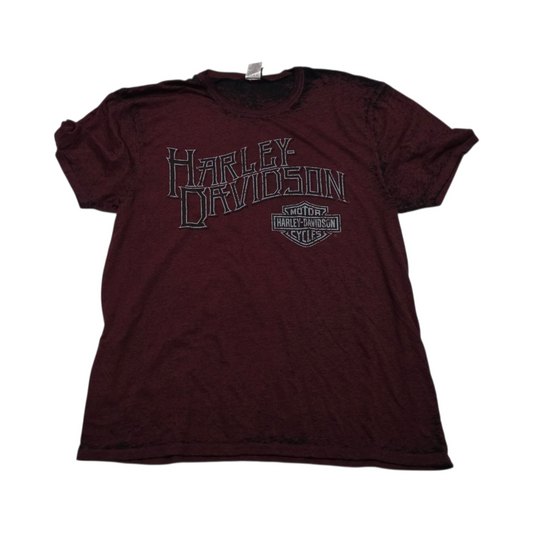 Playera Casual Pocono Harley Davidson 3xl Vino