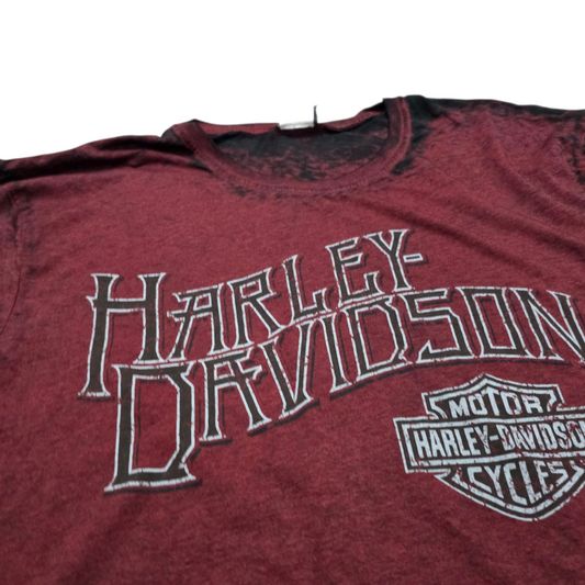 Playera Casual Pocono Harley Davidson 3xl Vino
