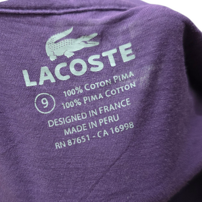 Playera Lacoste 3xl Fr 9 Violeta