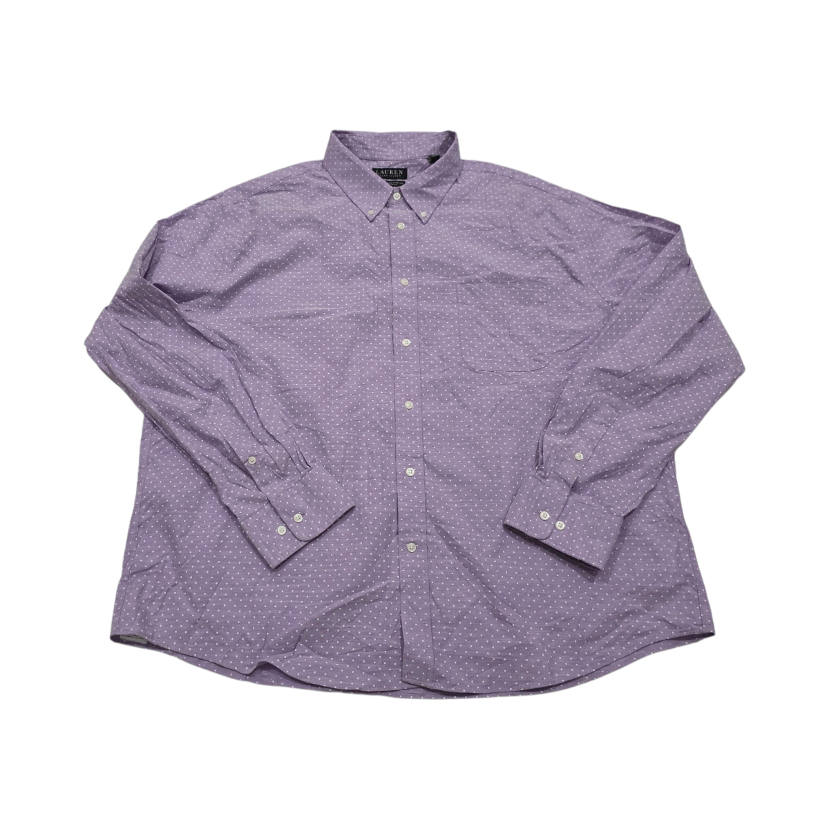 Camisa Ralph Lauren 2xl Morado Puntos