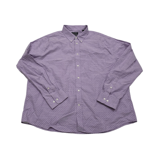 Camisa Ralph Lauren 2xl Morado Puntos