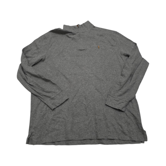 Sueter Ralph Lauren 2xl Gris Pony Colores Estate Rib