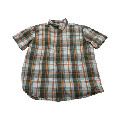 Camisa Manga Corta Carhartt 2xl Cuadro Verde