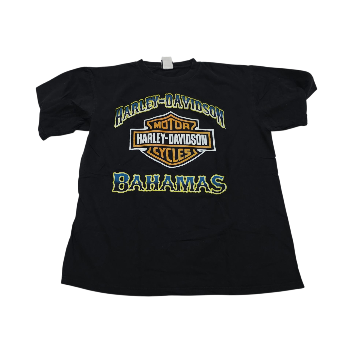 Playera Casual Bahamas Hraley Davidson Xgrande Xl Negro
