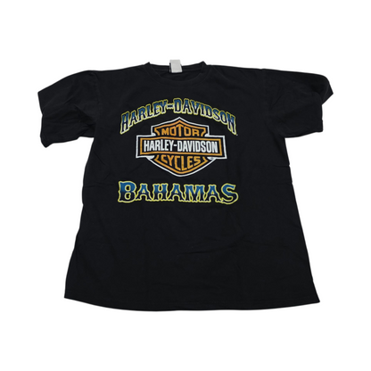 Playera Casual Bahamas Hraley Davidson Xgrande Xl Negro