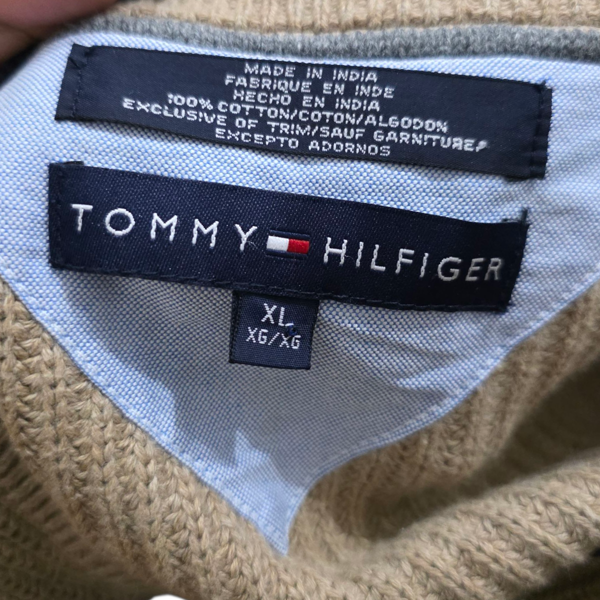 Chaleco Tommy Hilfiger Xgrande Xl Cafe Retro