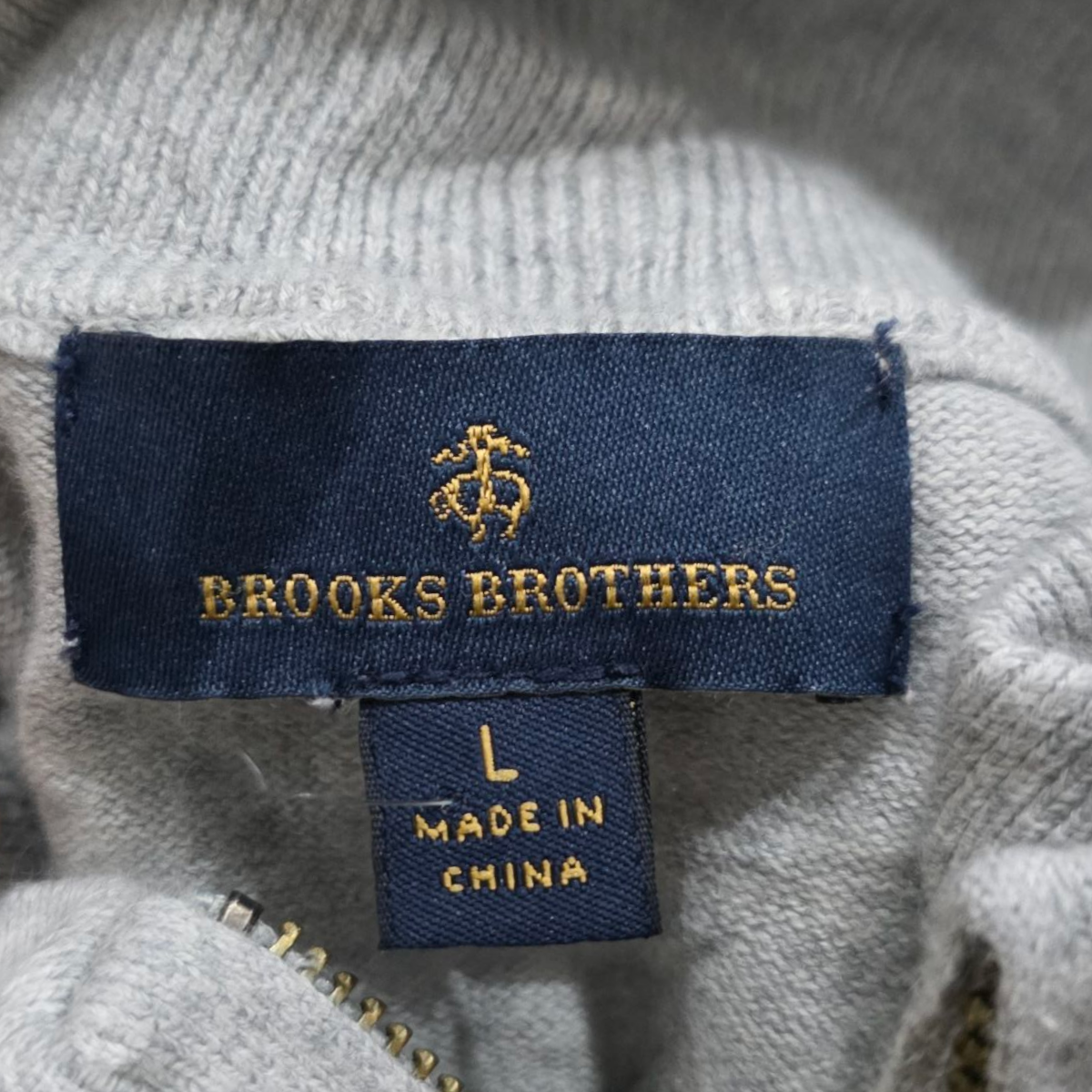 Sueter Brooks Brothers Grande L Gris