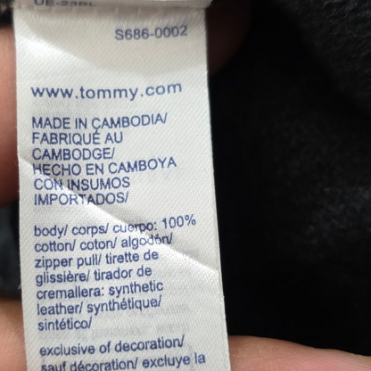 Sueter Tommy Hilfiger Mediana M Con Cierre Gris