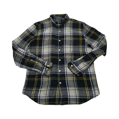 Camisa Banana Republic Mediana M Cuadro Azul Blanco