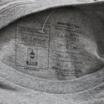 Playera Patagonia Mediana M Gris