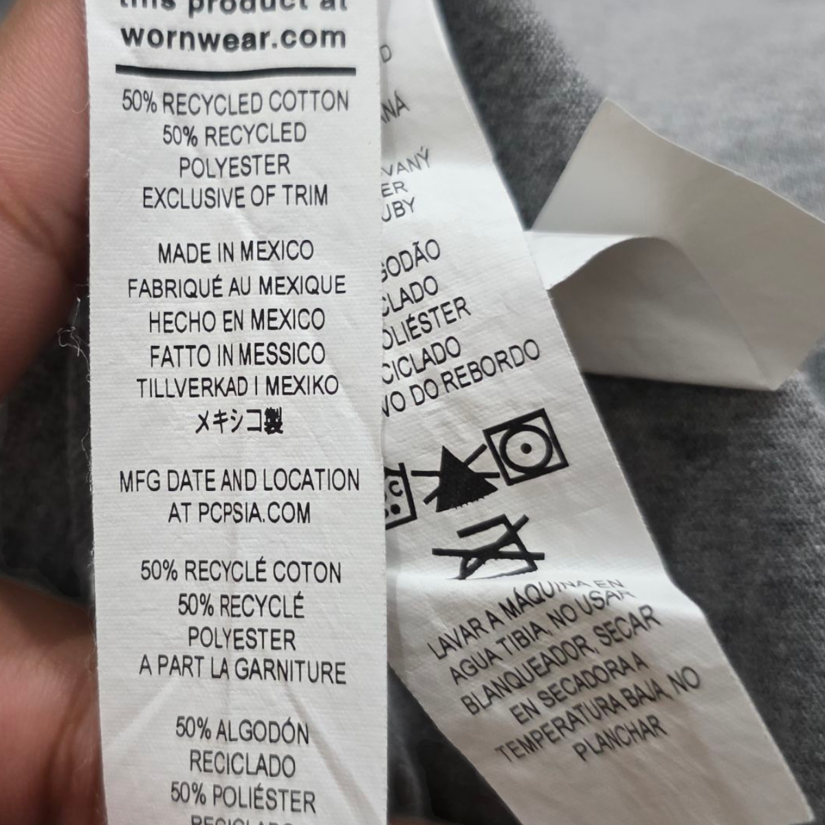 Playera Patagonia Mediana M Gris