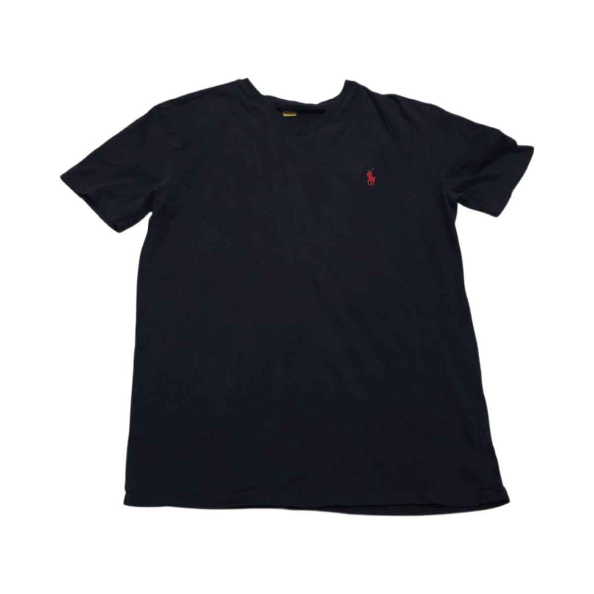 Playera Ralph Lauren Chico S Azul Marino Pony Rojo
