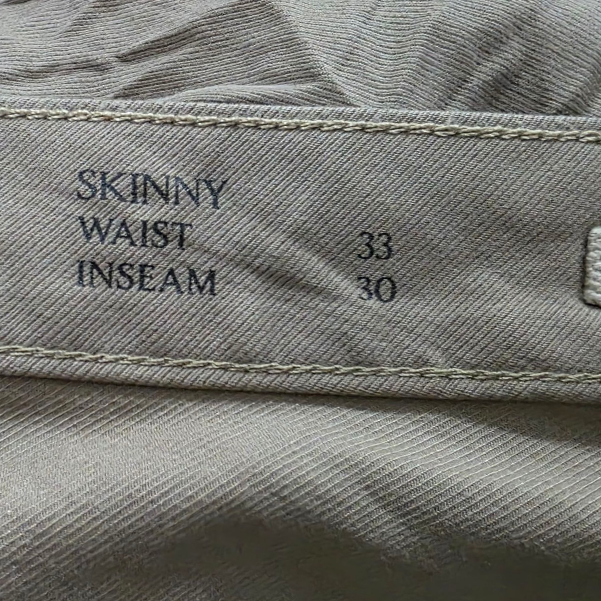 Pantalon Br Skinny 33x30 Cafe