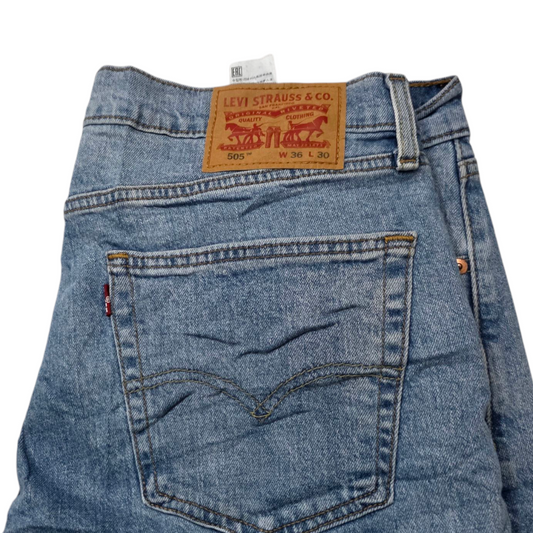 Pantalon Levis 505 36x30 Azul Claro