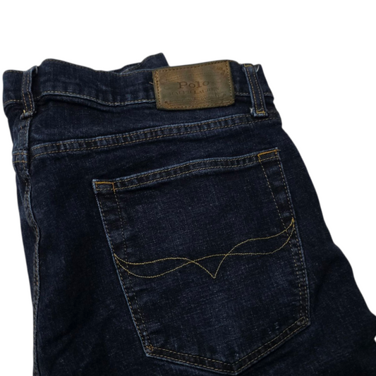 Pantalon Recto Ralph Lauren 36x30 Azul