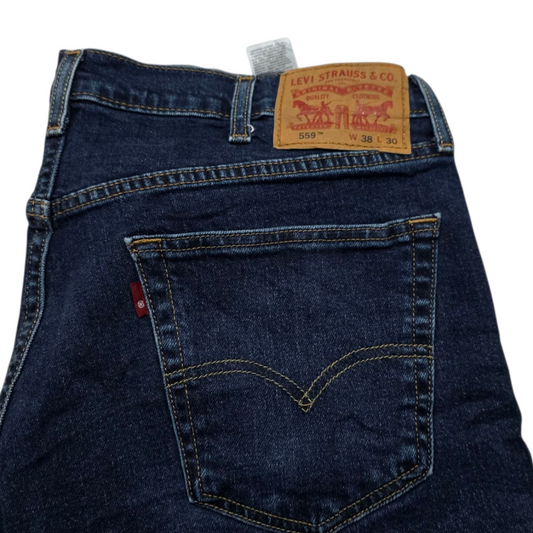 Pantalon Levis 559 38x30 Azul Marino Oscuro
