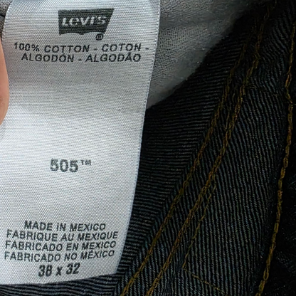Pantalon Levis 505 38x32 Azul