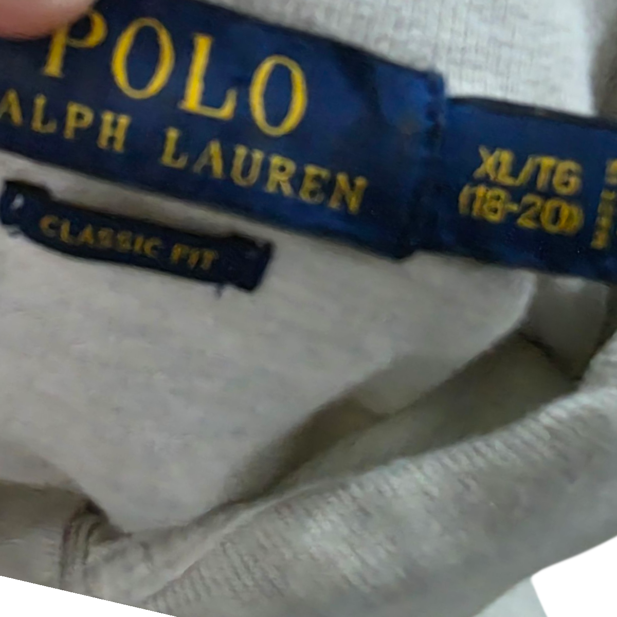 Playera Polo Ralph Lauren Gris Adolescent Xl 18-20