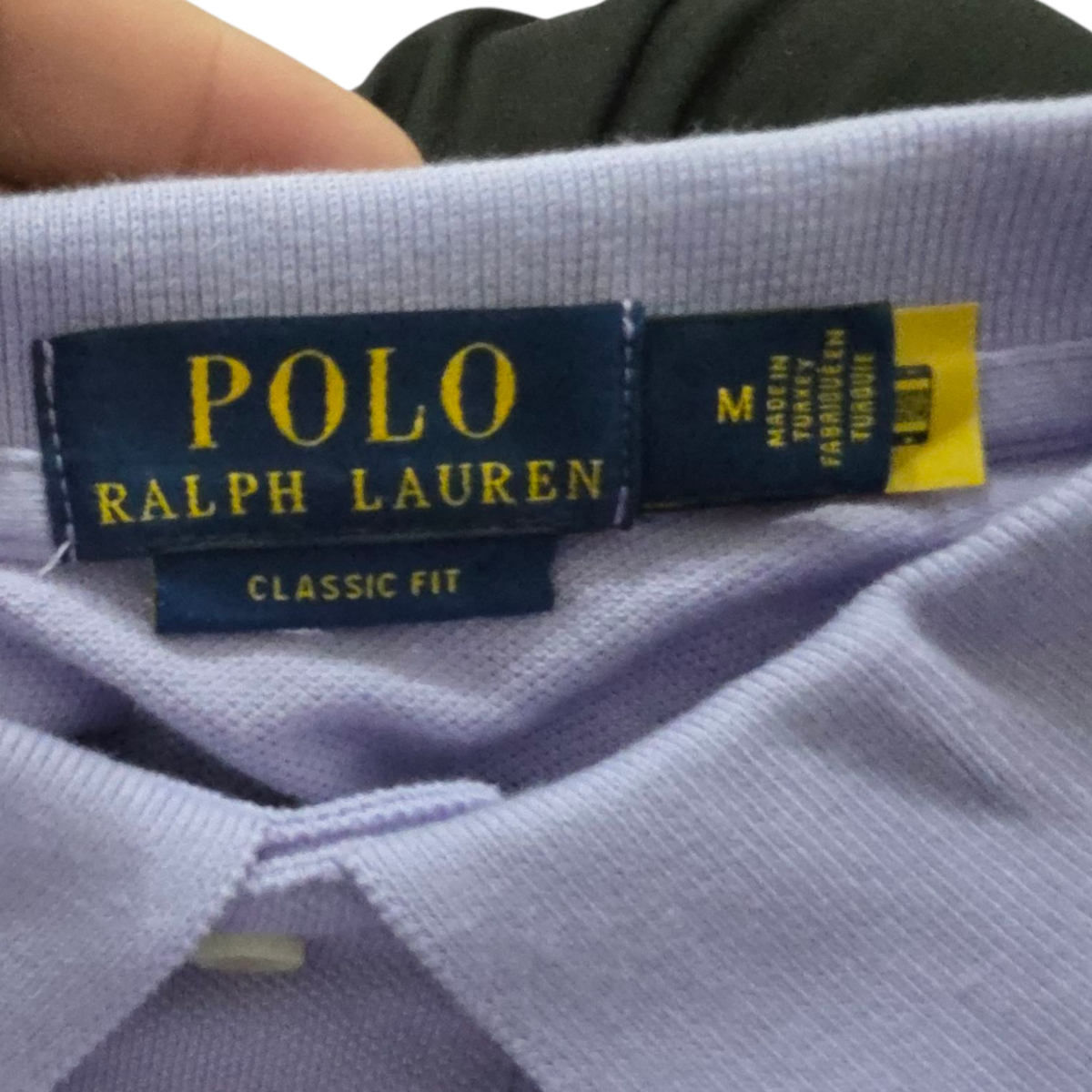 Playera Polo Ralph Lauren Mediana M Lila Pony Verde