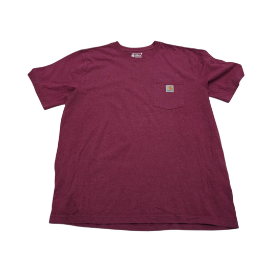 Playera Carhartt Relaxed Fit Xgrande Xl Vino