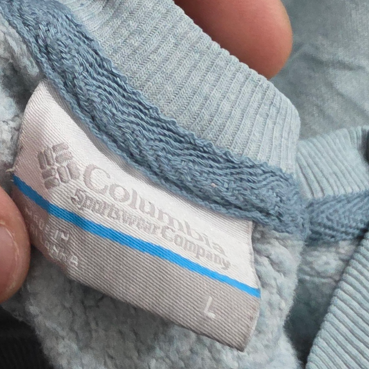 Sudadera Columbia Grande L Azul Claro