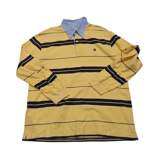Playera Polo Manga Larga Brooks Broters Xgrande Xl Amarillo