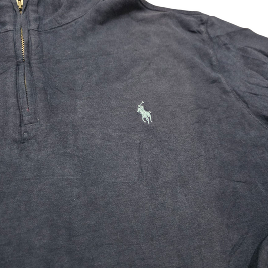 Sueter Ralph Lauren Xgrande Xl Azul Marino Pony Azul Claro