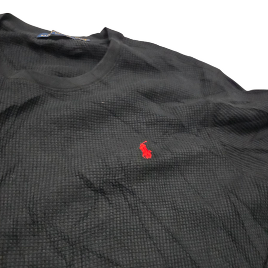Playera Manga Larga Ralph Lauren Xxl Negro