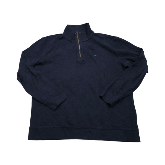 Sueter Medio Cierre Tommy Hilfiger Xxl Azul Marino