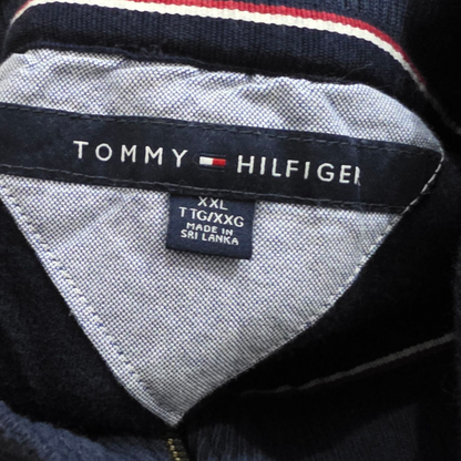Sueter Medio Cierre Tommy Hilfiger Xxl Azul Marino