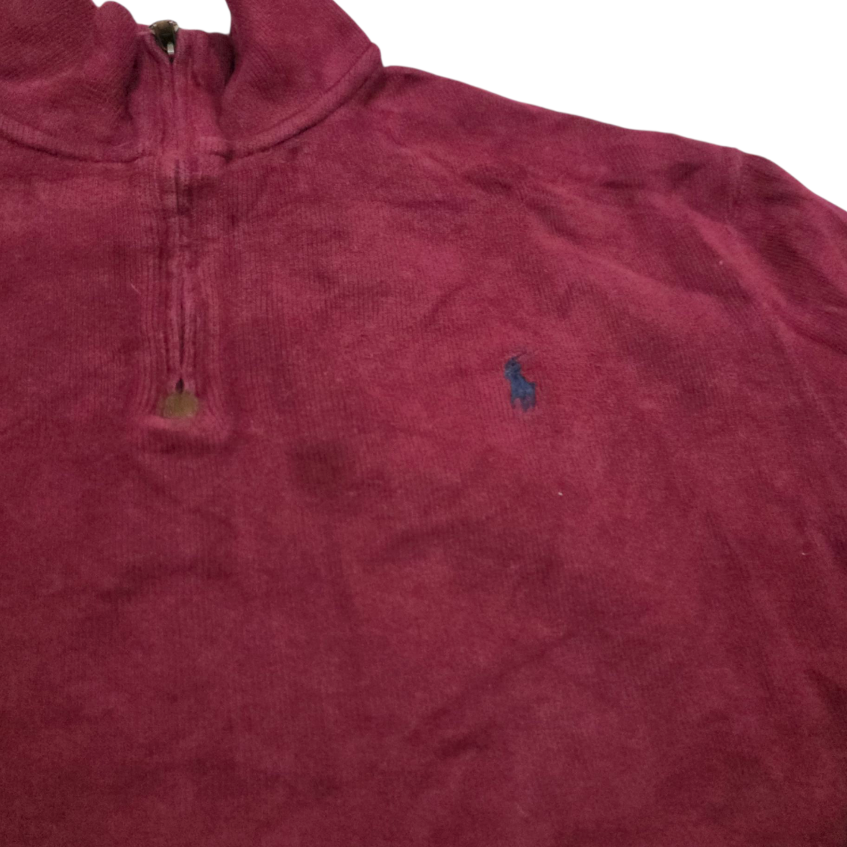 Sueter Ralph Lauren Xxl Vino Deslavado